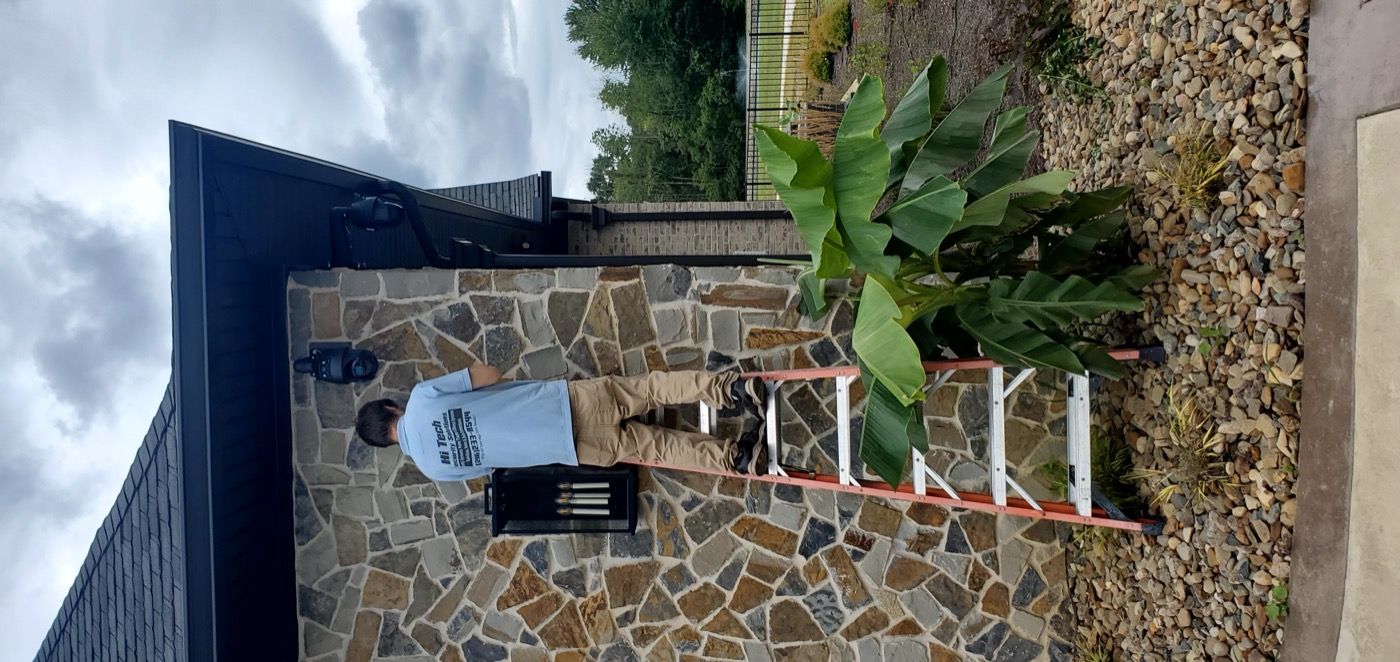 Hi-Tech Security Solutions PTZ camera installation proof