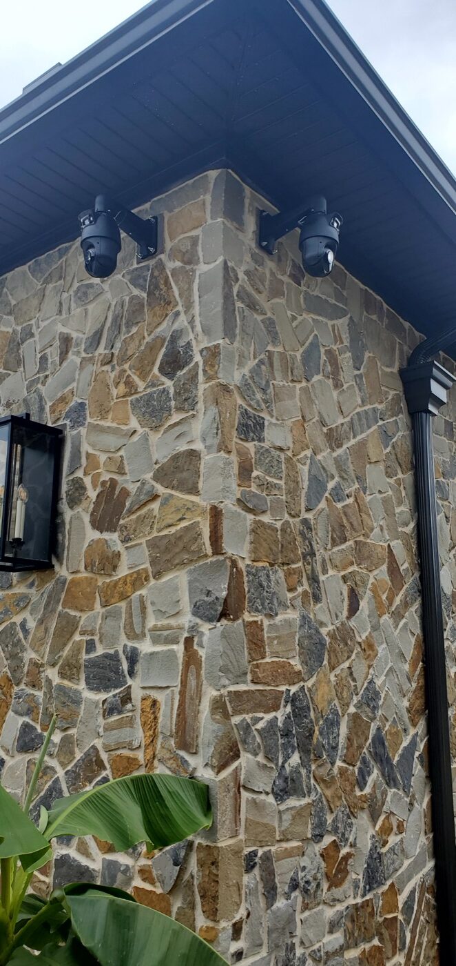 Hi-Tech Security Solutions PTZ camera install in the field